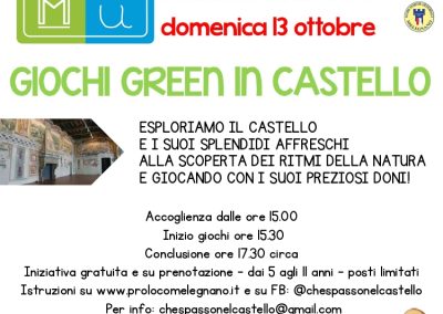 Giochi Green in Castello - 13 Ottobre 2024