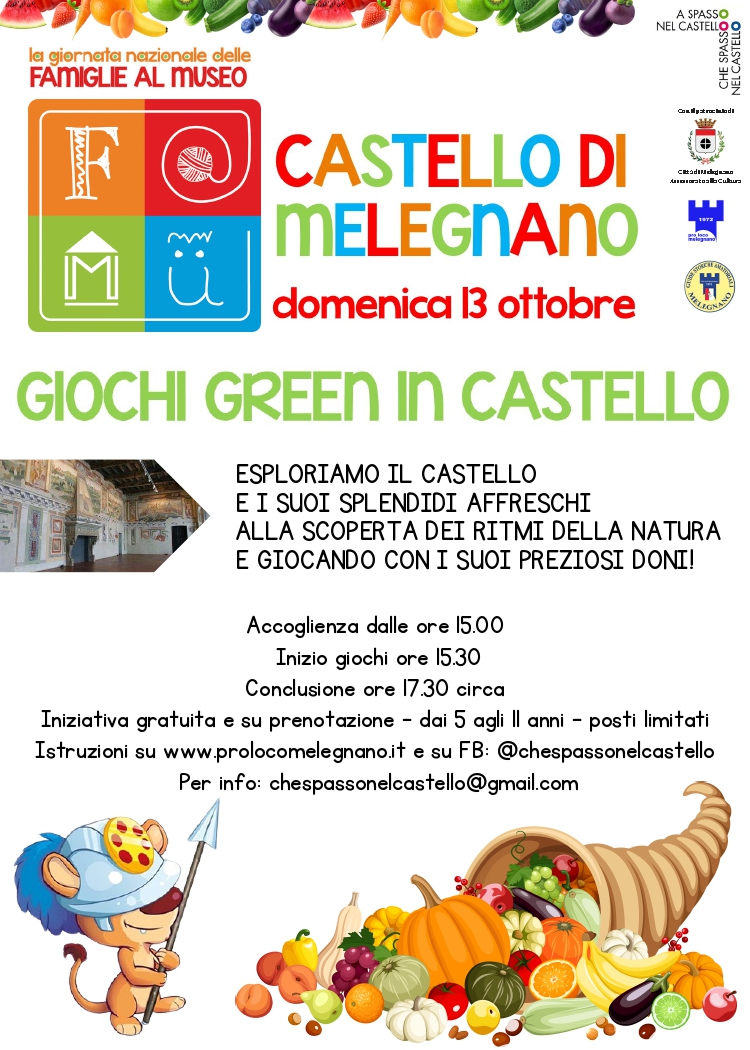 Giochi Green in Castello - 13 Ottobre 2024