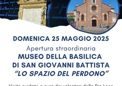 Apertura straordinaria Museo della Basilica