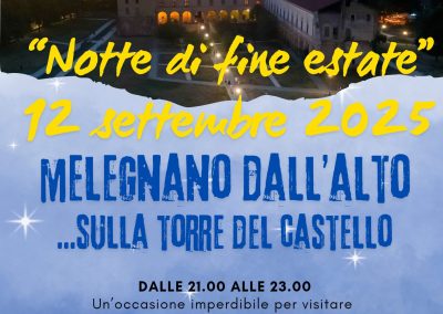 Notte di fine estate - 12 settembre 2025