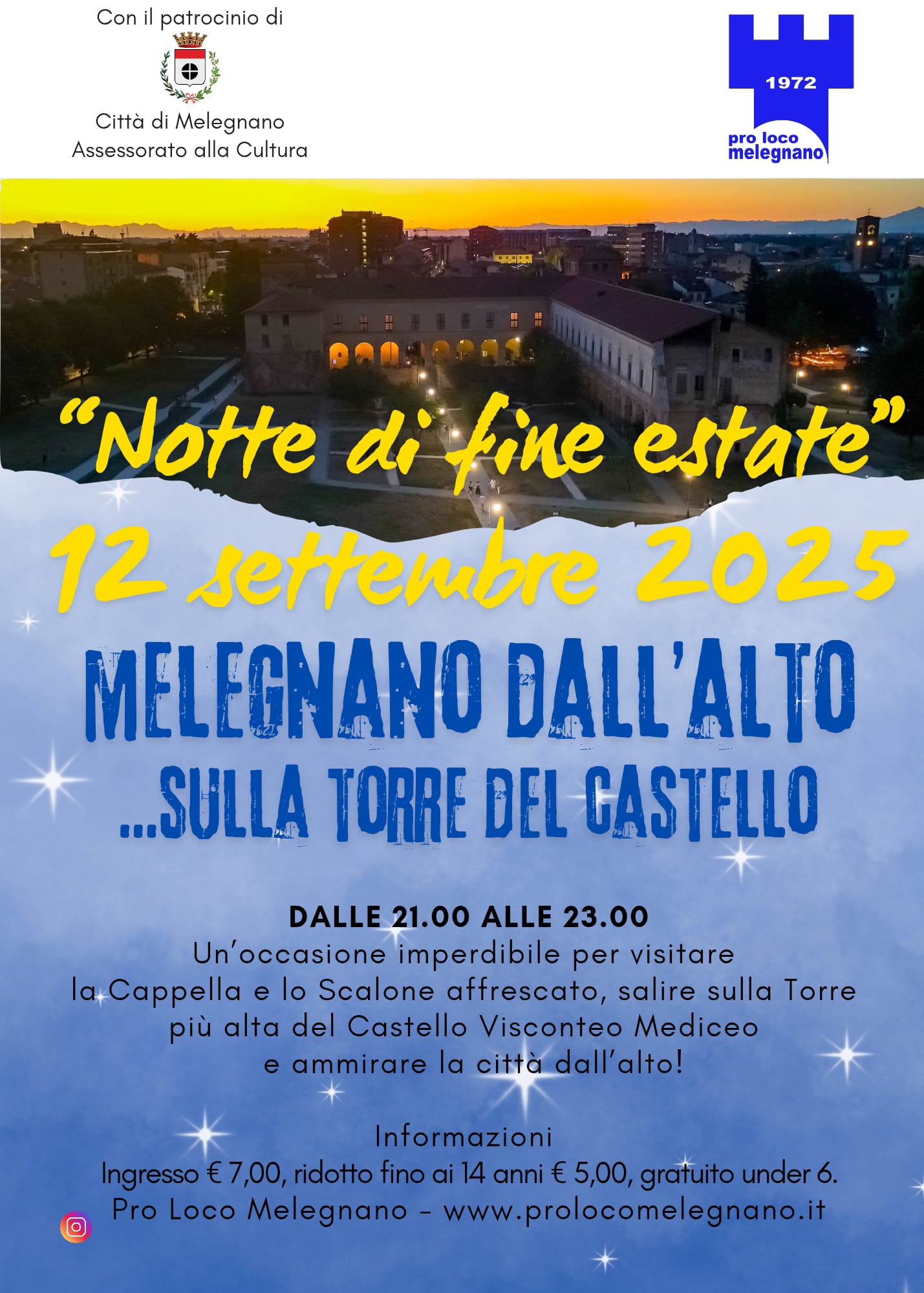 Notte di fine estate - 12 settembre 2025 Notte di fine estate - 12 settembre 2025