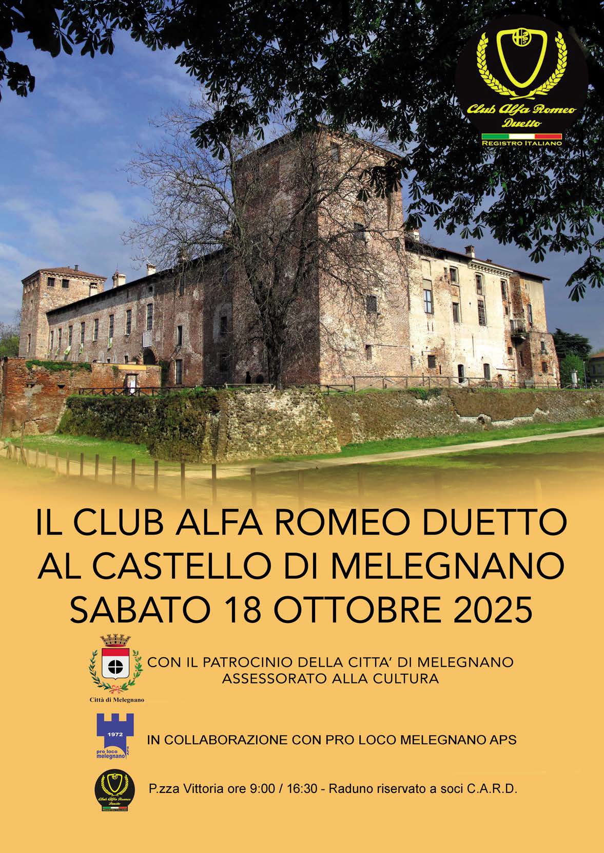 Locandina raduno Duetto FAMu - 12 ottobre 2025