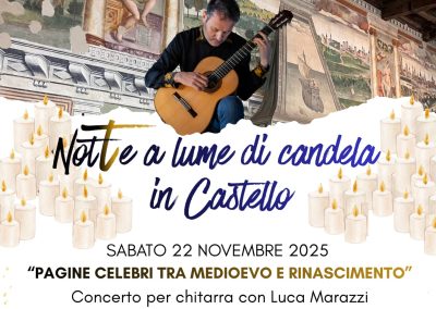Locandina concerto chitarra 22 novembre 2025, Pro Loco Melegnano