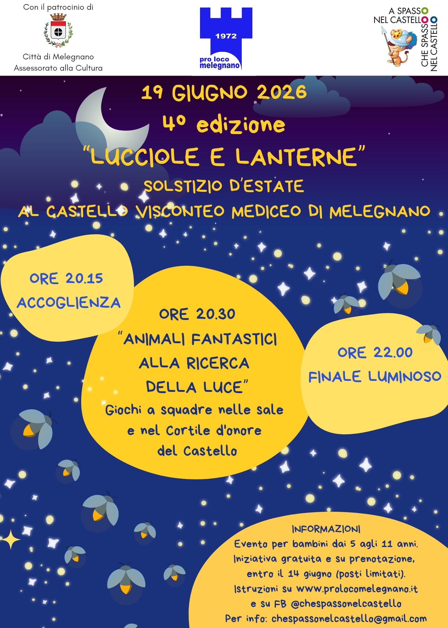 Locandina Lucciole e Lanterne 19 giugno 2026