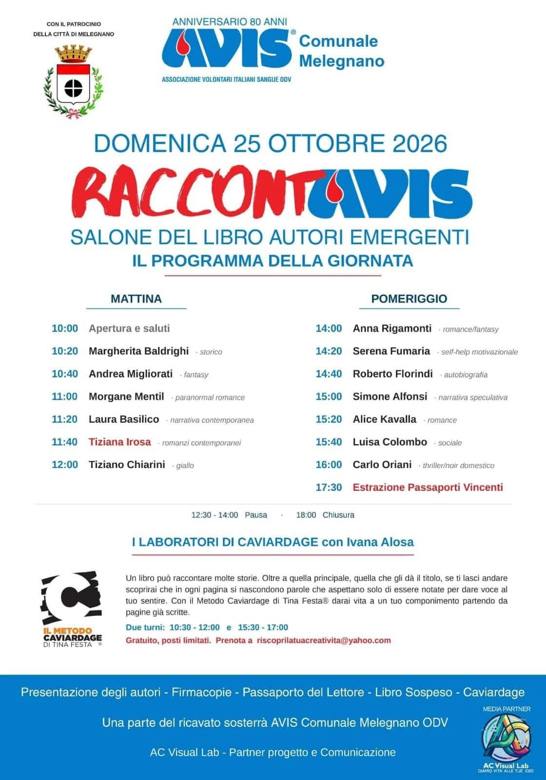 locandina AVIS 25 ottobre